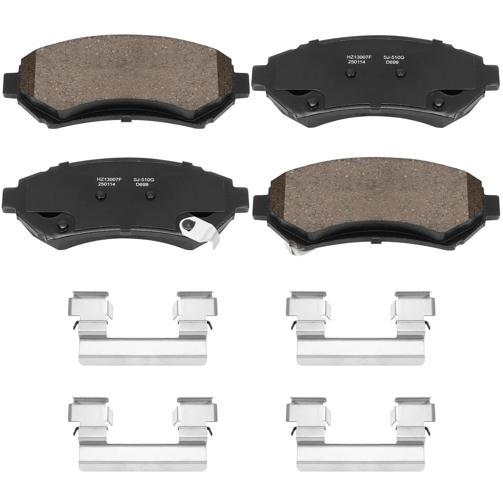 Pastillas de freno delantero cerámicas D699 para Chevrolet Impala, Monte Carlo, Venture y Pontiac Bonneville