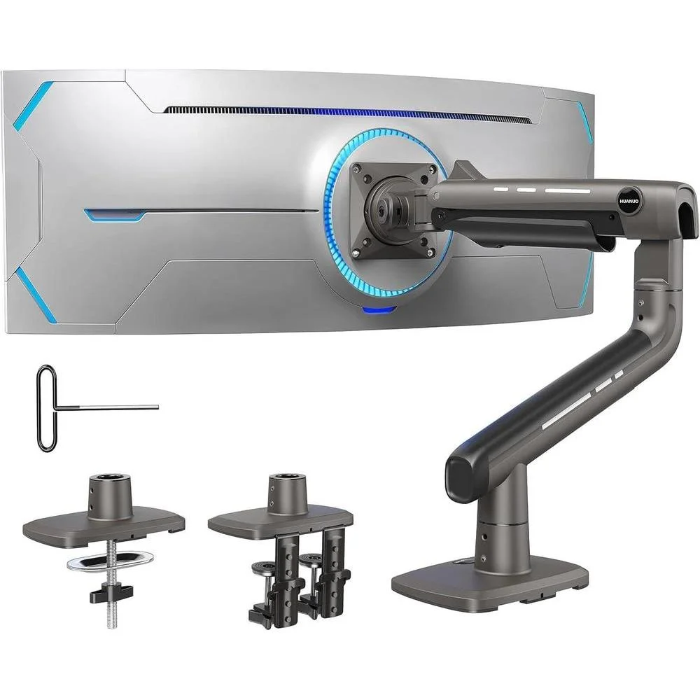 Brazo para monitor Huanuo TitanLift Heavy Duty hasta 49 pulgadas aluminio