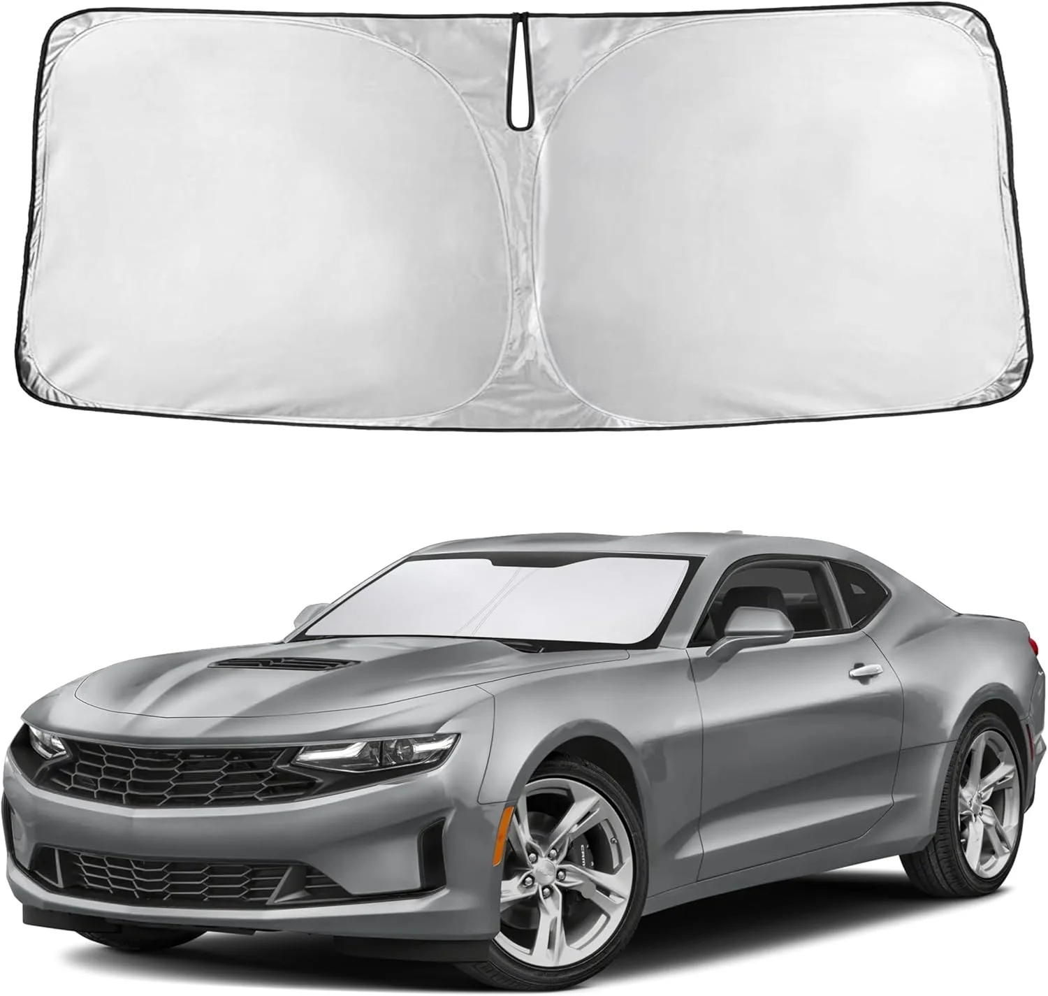Parasol para parabrisas EcoNour compatible con Chevrolet Corvette C8 2020-2026
