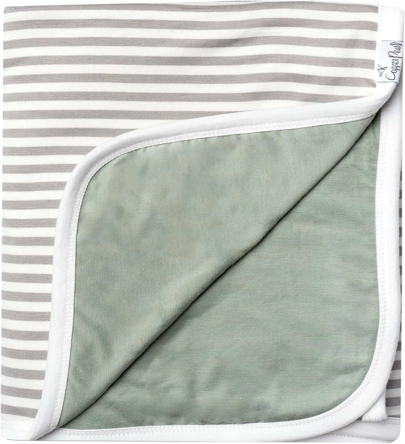 Copper Pearl Everest Three-Layer Baby Quilt: Soft, Breathable, Cozy Toddler Blanket   46x46 Premium Polyester/Rayon