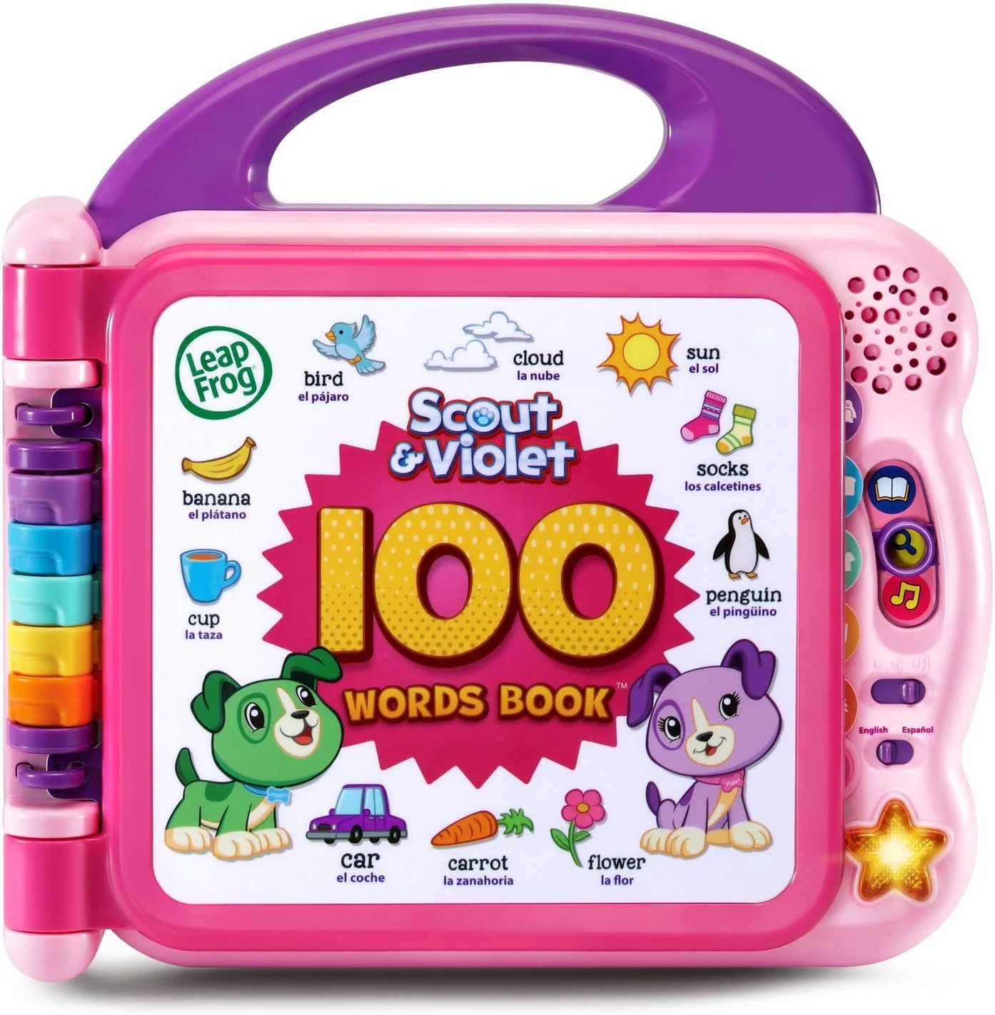 Libro interactivo LeapFrog Scout and Violet 100 Words Book