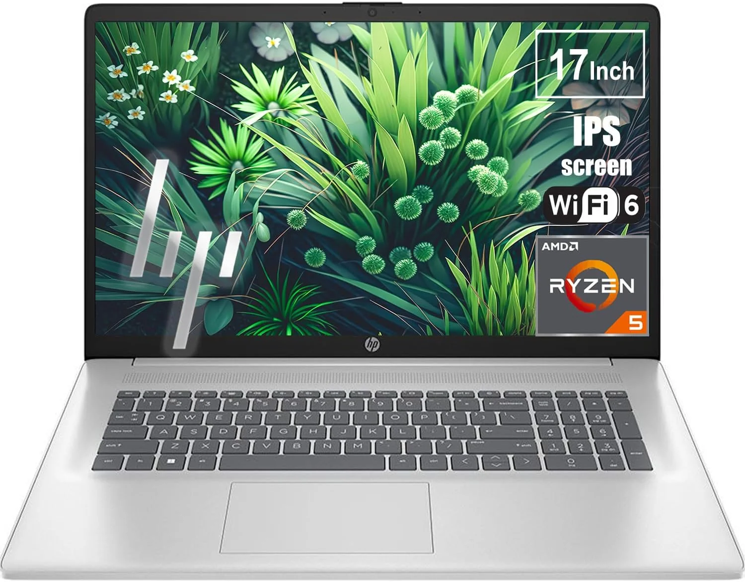 Laptop HP 17.3 pulgadas FHD AMD Ryzen 5 7430U 32GB RAM 2TB SSD Windows 11 Pro