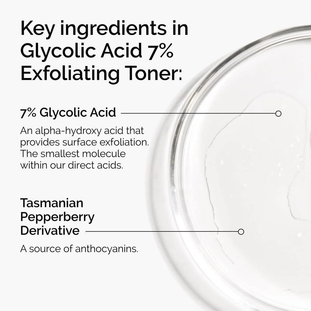 The Ordinary Tónico Exfoliante De Ácido Glicólico 7%, Mejora Luminosidad E Ilumina La Piel