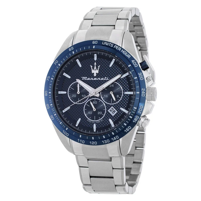 Reloj Maserati Traguardo Cronógrafo - Esfera Azul 45mm (R8873612043)